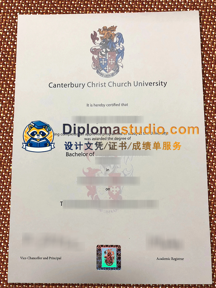 坎特伯雷基督教会大学学位证书, CCCU Degree