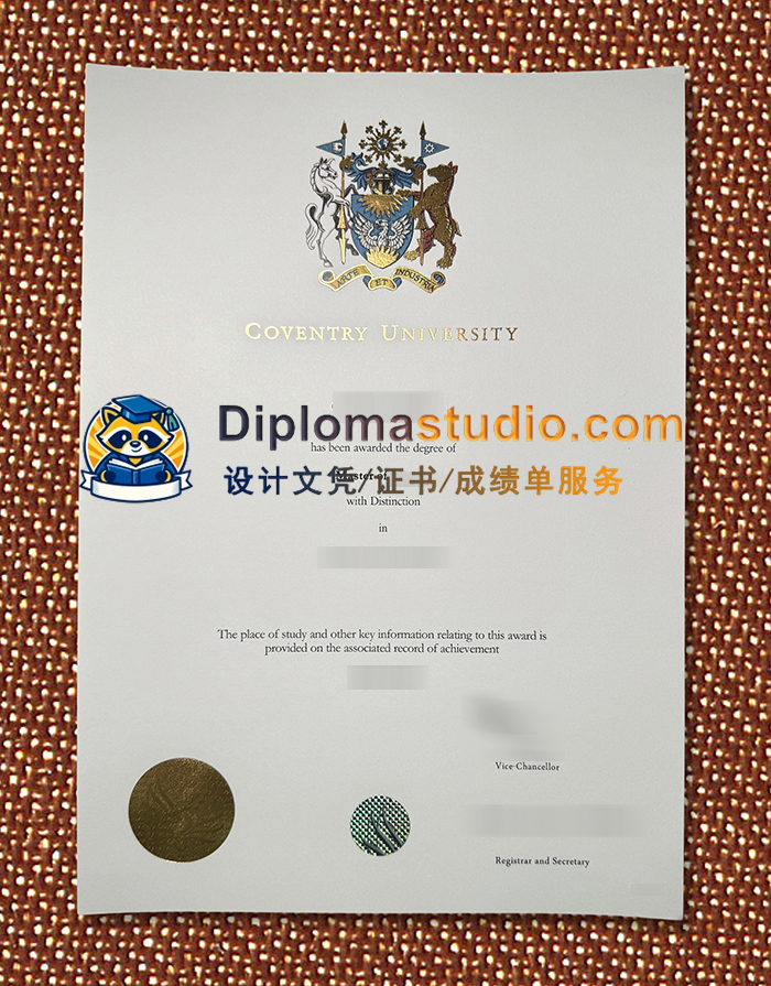 考文垂大学学位证书, Coventry University Degree