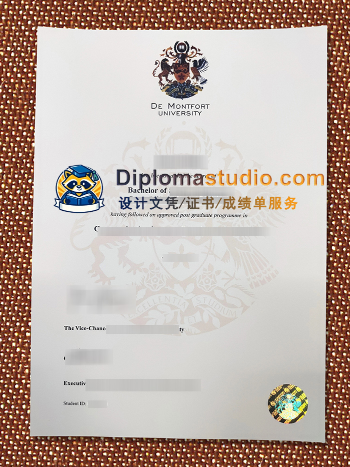 德蒙福特大学学位证书, De Montfort University Degree
