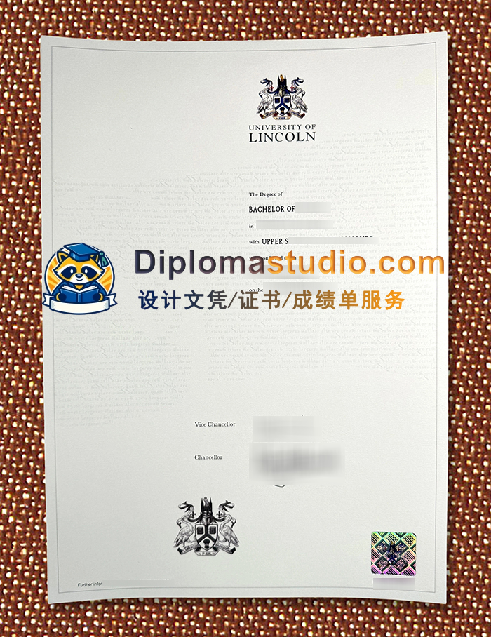 林肯大学学位证书, University of Lincoln Degree Certificate