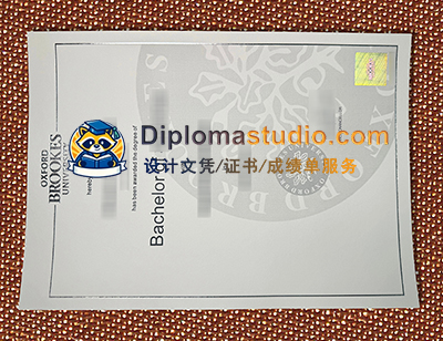 Oxford Brookes University Degree Certificate