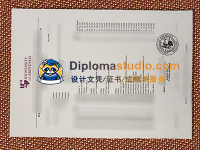 University of Aberdeen Transcript