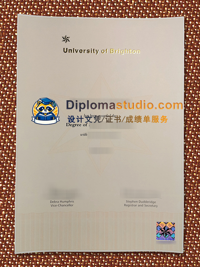 布莱顿大学学位证书, University of Brighton Degree