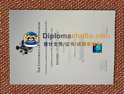 University of Nottingham Degree Certificate