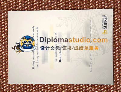 University of Surrey Degree Certificate