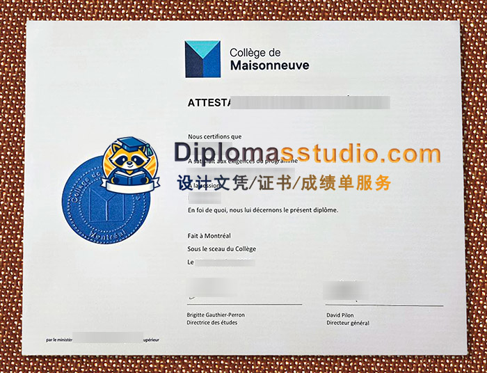 梅森纽夫学院文凭, Collège de Maisonneuve Diploma