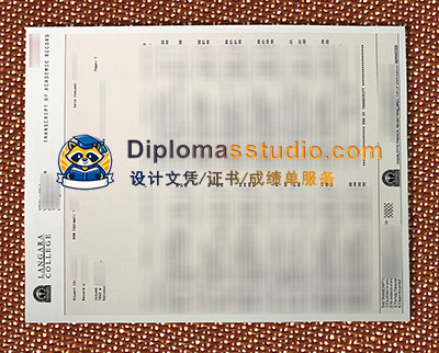 Langara College Transcript