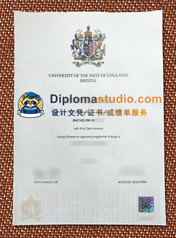 西英格兰大学学位证书, University of the West of England Degree Certificate
