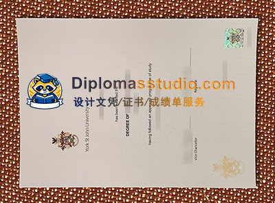 York St John University Degree Certificate