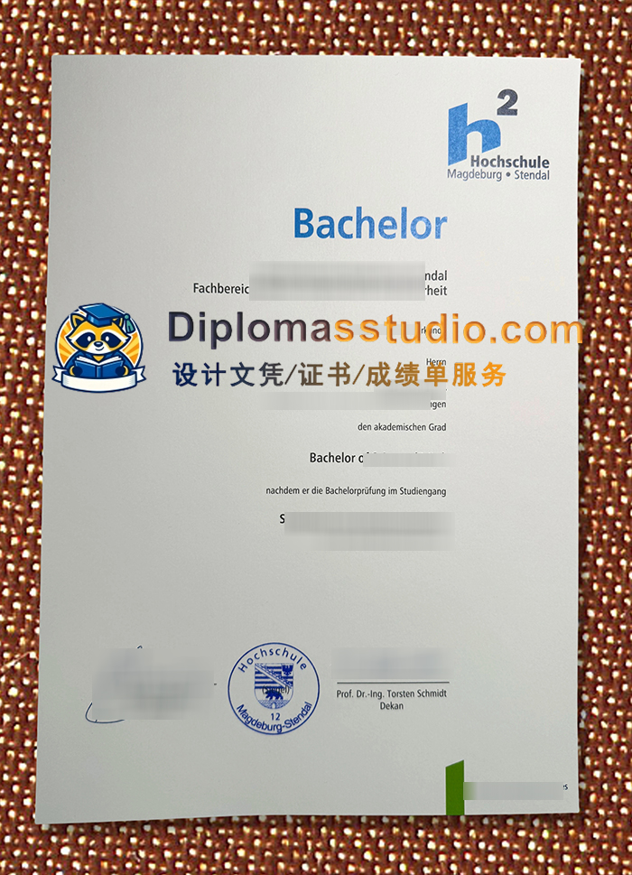 马格德堡-施滕达尔应用科学大学文凭, Hochschule Magdeburg-Stendal Urkunde