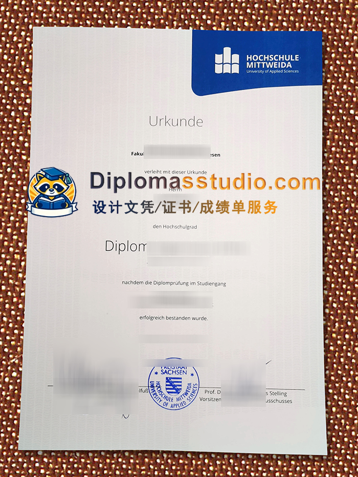 米特韦达应用科学大学文凭, Hochschule Mittweida Urkunde