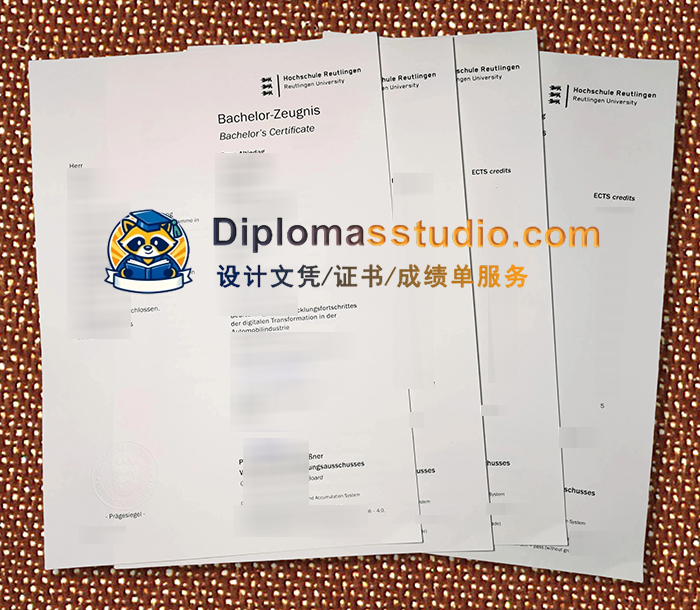 罗伊特林根大学成绩单, Hochschule Reutlingen Zeugnis