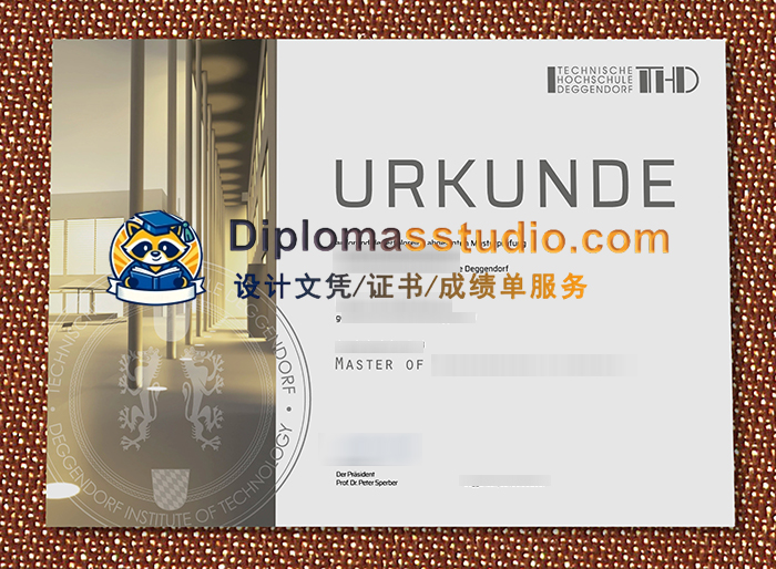 德根多夫理工学院文凭, Technische Hochschule Deggendorf Urkunde
